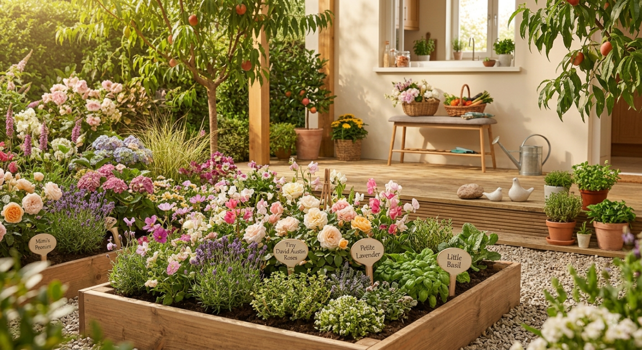 plantas en un jardín en verano