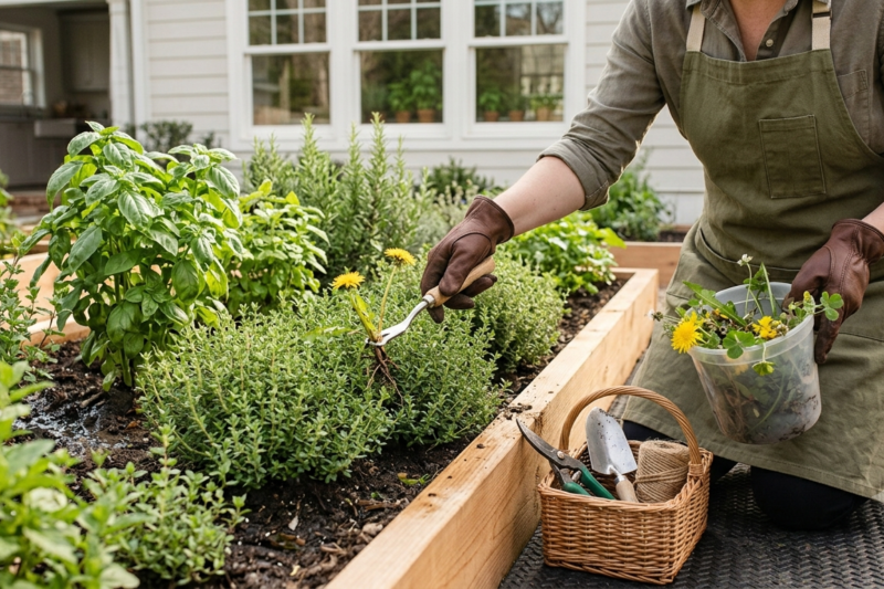 ¿Cómo quitar las malas hierbas del jardín sin dañar las plantas?