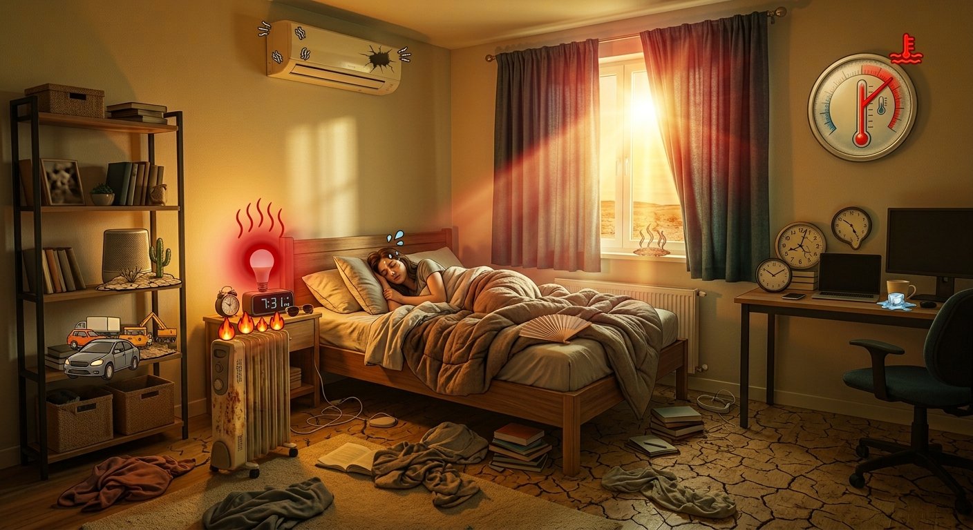 te puede costar levantarte por el calor