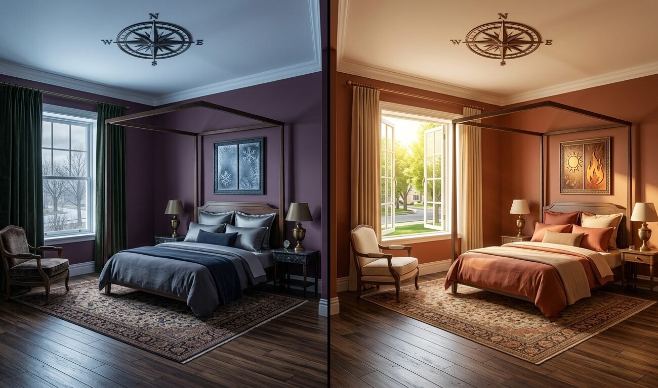 qué color pintar el dormitorio para dormir mejor y orientación