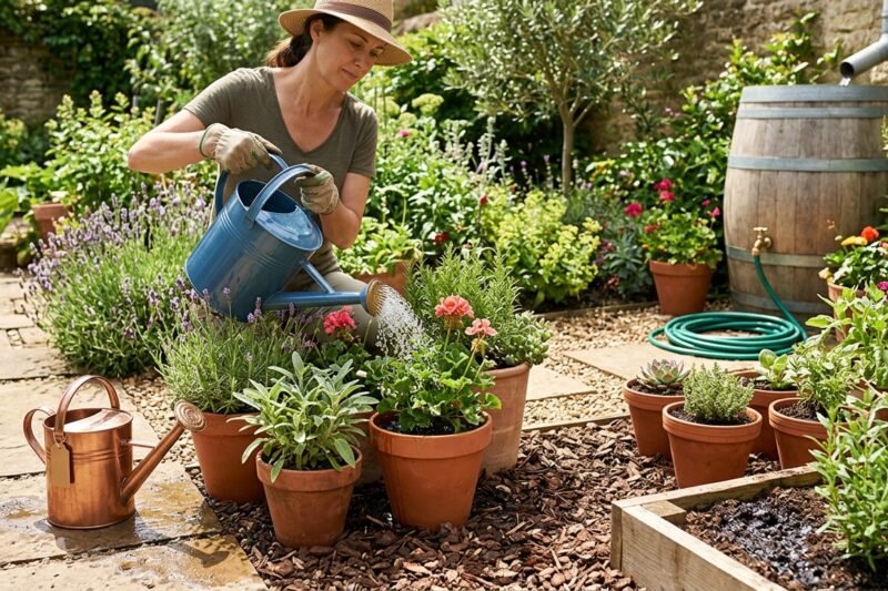 ¿Cómo regar las plantas en verano?