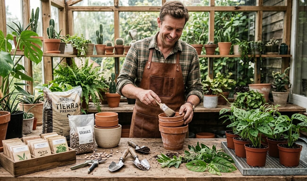 trasplantar una planta sin que se estrese