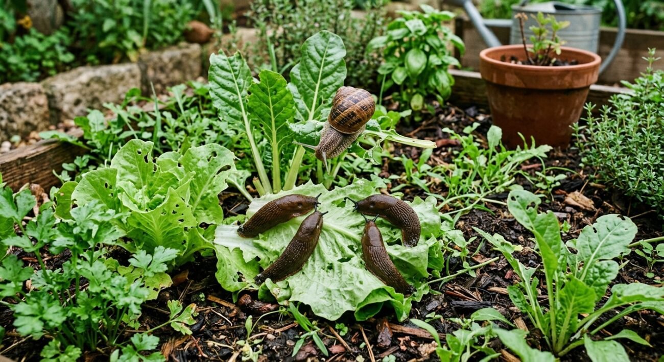 eliminar babosas y caracoles sin dañar las plantas