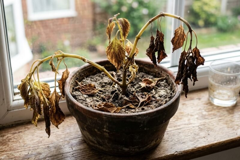 ¿Por qué mi planta se esta muriendo?