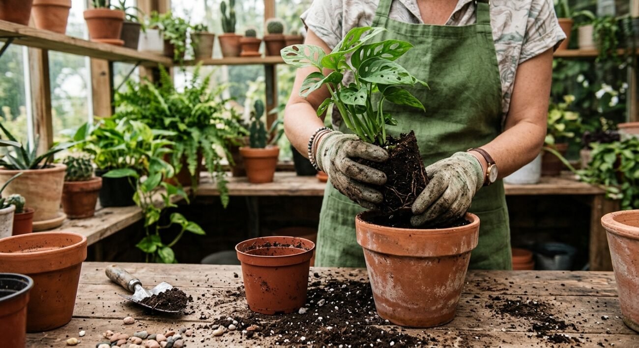 trasplantar una planta sin que se estrese