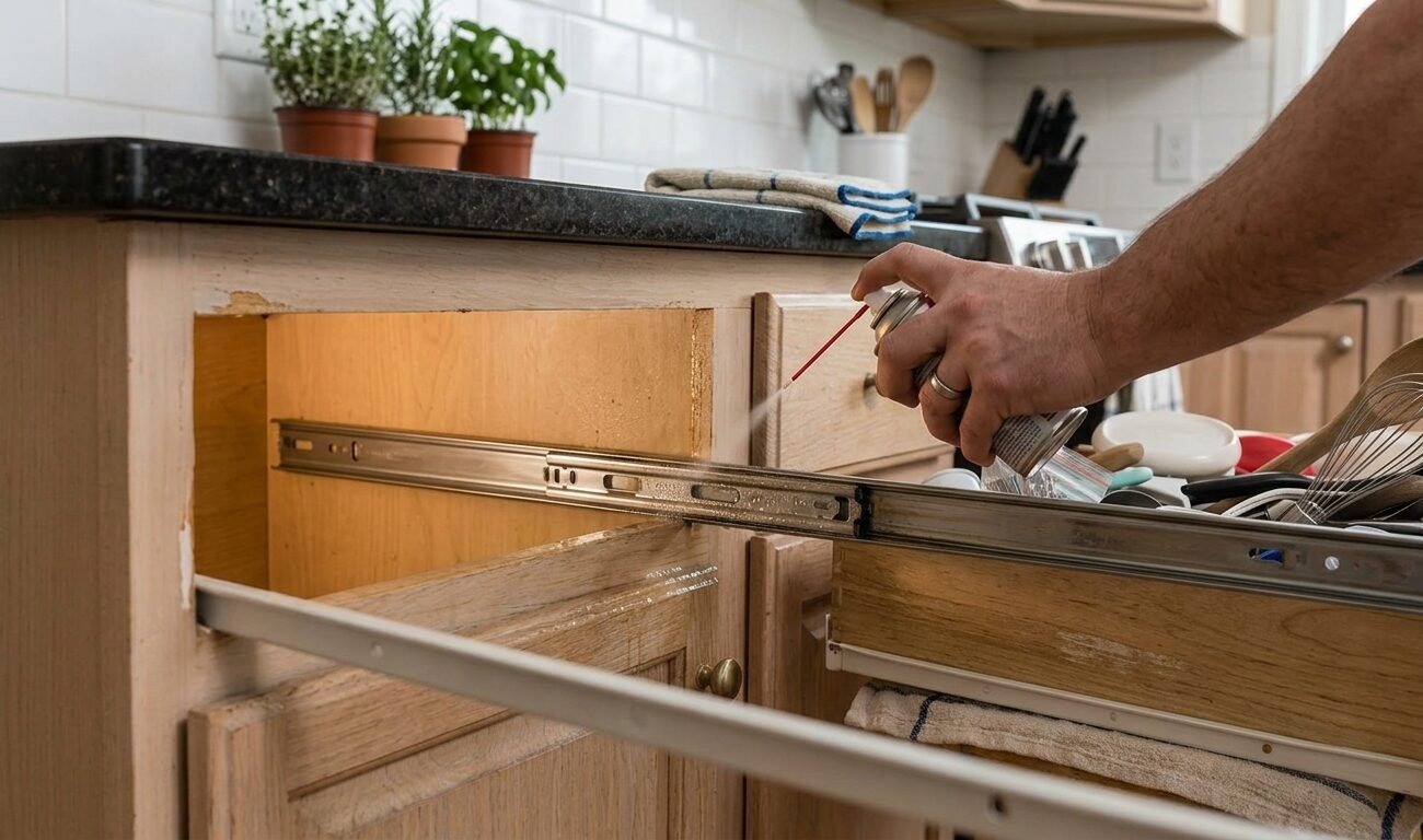 arreglar un cajón de cocina