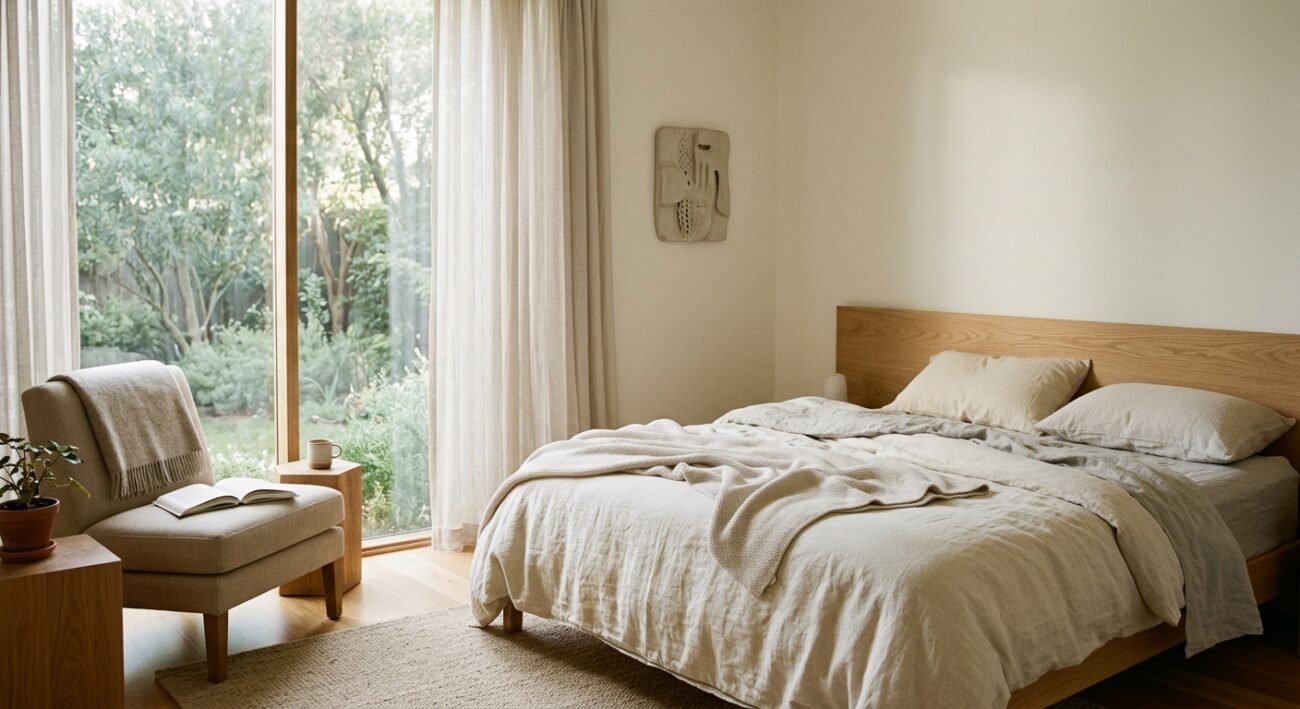 habitación se siente muy tranquila