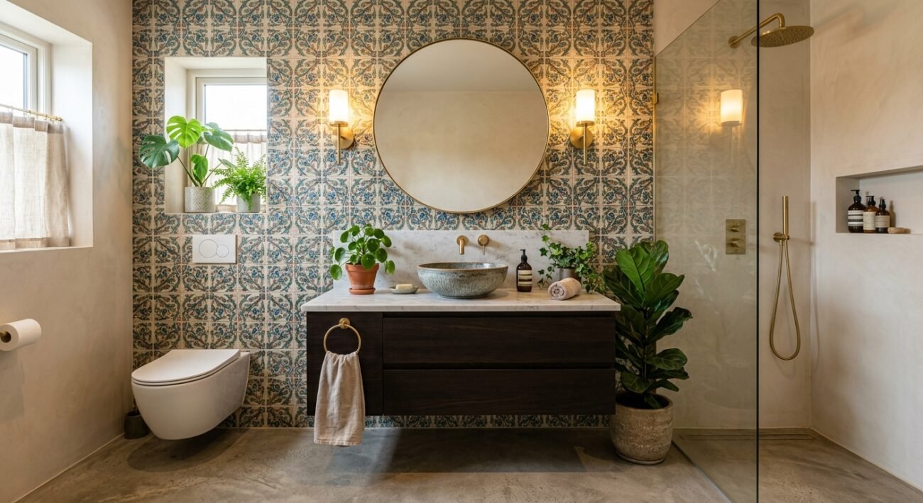 elegir el color de los azulejos del baño