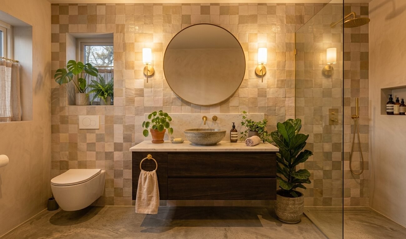 elegir el color de los azulejos del baño
