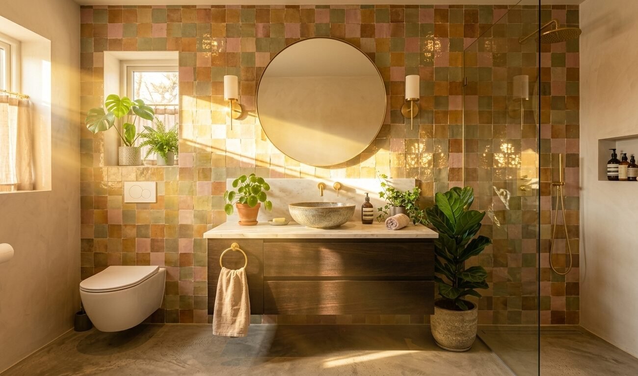 elegir el color de los azulejos del baño