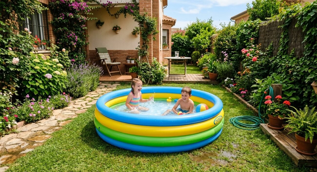piscina hinchable o desmontable