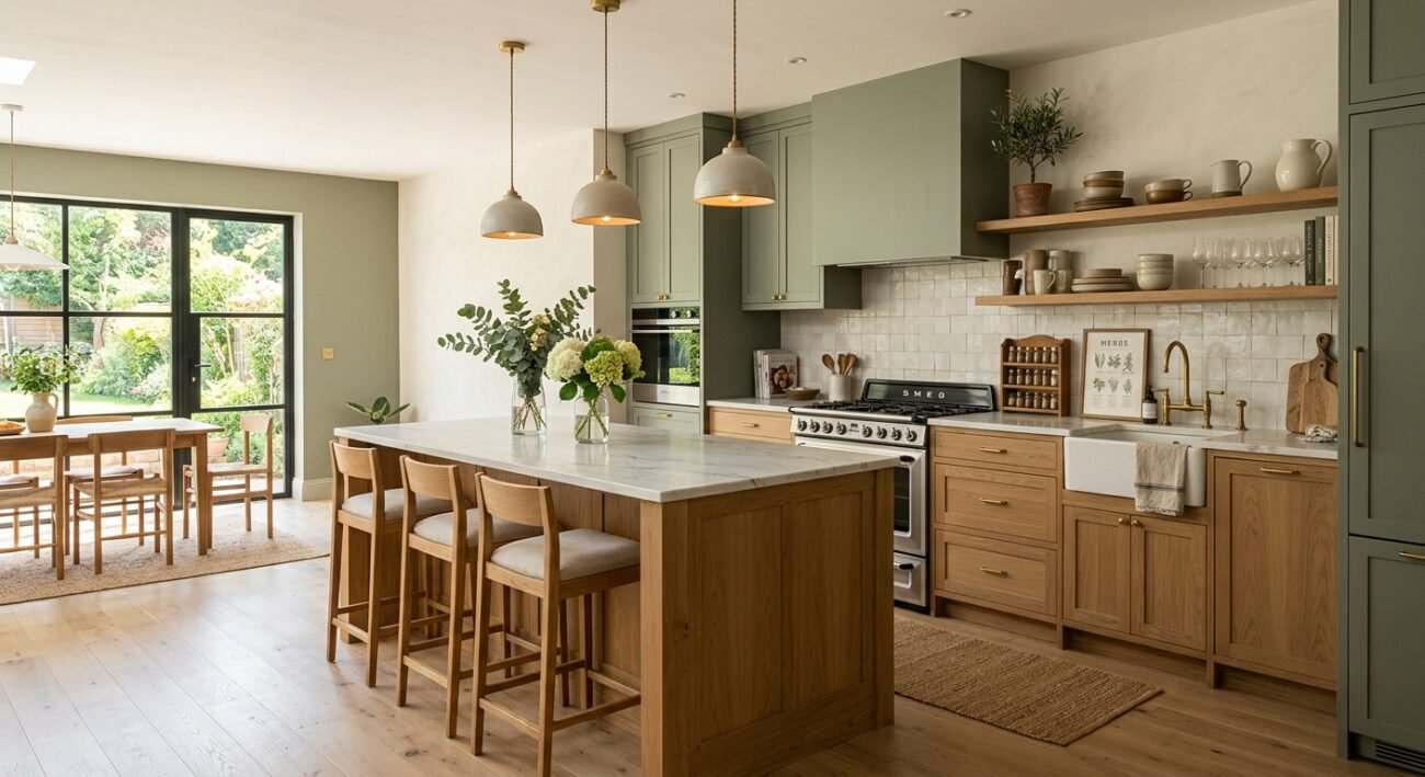 combinación de colores para la cocina