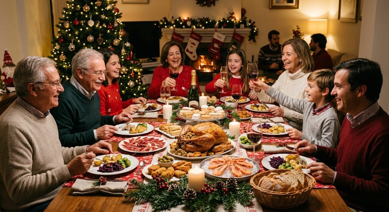 organizar la cocina para Navidad
